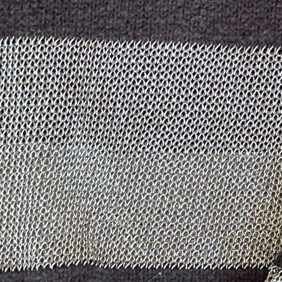 AX Armani Exchange Size Small Metallic Mesh Sweater Y3K - Picture 5 of 6